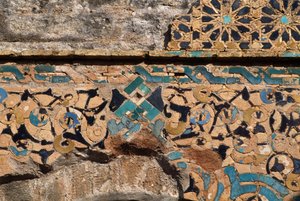 シェラネクロポリス、メデルサ、ドアの詳細（モザイク） 作： Moroccan School